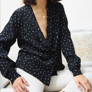 ROLLAS Heidi dash blouse